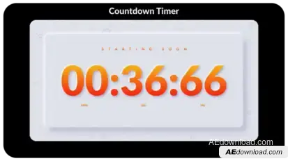 Countdown Timer Elements template preview