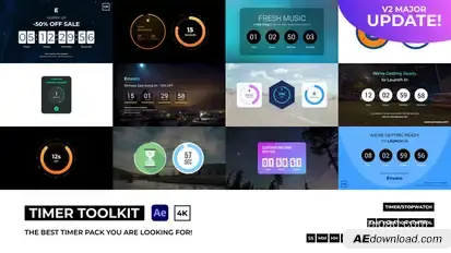 Countdown Timers Pro Elements template preview
