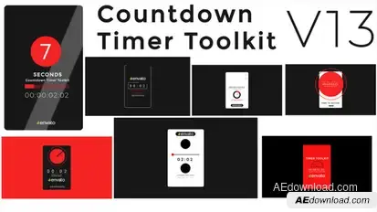 Countdown Timer Toolkit V13 Elements template preview