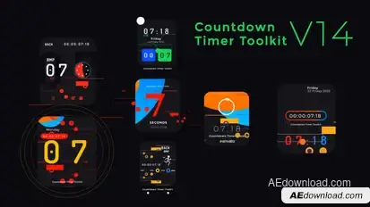 Countdown Timer Toolkit V14 Elements template preview