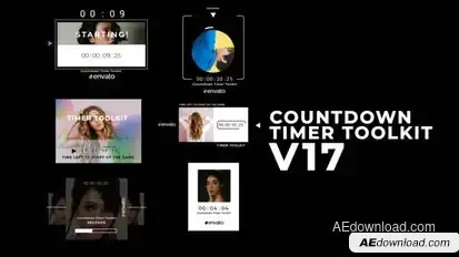 Countdown Timer Toolkit V17 Elements template preview