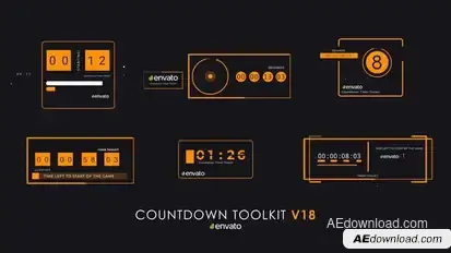 Countdown Timer Toolkit V18 Elements template preview