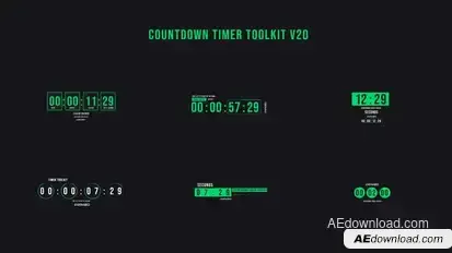 Countdown Timer Toolkit V20 Elements template preview
