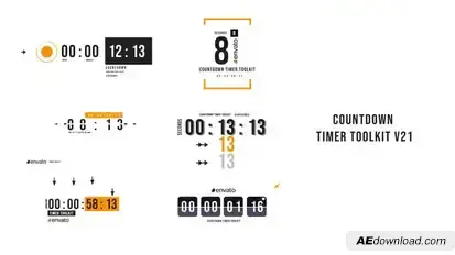 Countdown Timer Toolkit V21 Elements template preview