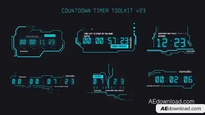 Countdown Timer Toolkit V23 Elements template preview