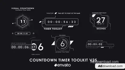 Countdown Timer Toolkit V25 Elements template preview