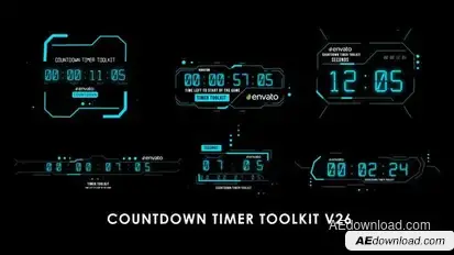 Countdown Timer Toolkit V26 Elements template preview