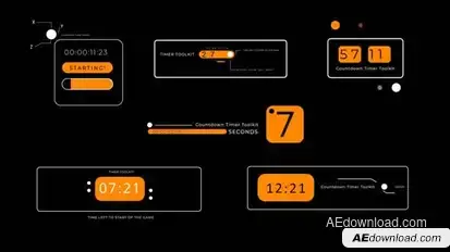 Countdown Timer Toolkit V29 Elements template preview