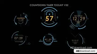 Countdown Timer Toolkit V32 Elements template preview