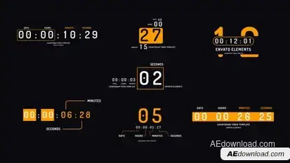 Countdown Timer Toolkit V36 Elements template preview