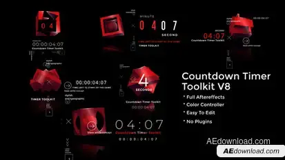 Countdown Timer Toolkit V8 Elements template preview