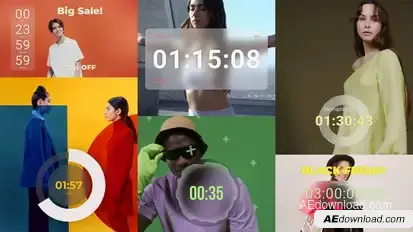Countdown Timers Elements template preview