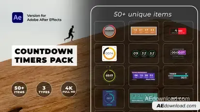 Countdown Timers Pack Elements template preview