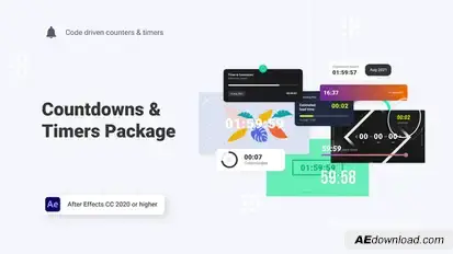 Countdowns & Timers Pack Elements template preview