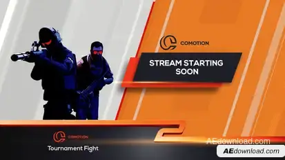 Counter Strike 2 ( Loop Stream Screen ) Elements template preview