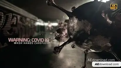 COVID 19 - Underground Virus 4K broadcast-packages template preview