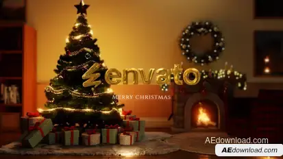 Cozy Christmas Logo Stings template preview