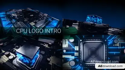 CPU Logo Intro Logo Stings template preview