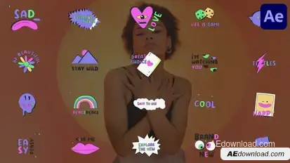 Creative Acid Titles for After Effects Titles template preview