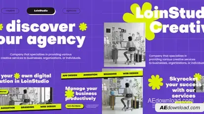 Creative Agency Product Promo template preview