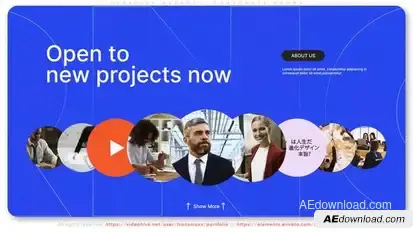 Creative Agency - Corporate Promo Video Displays template preview