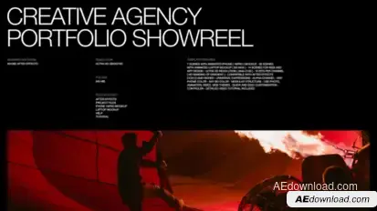 Creative Agency Portfolio Showreel Product Promo template preview