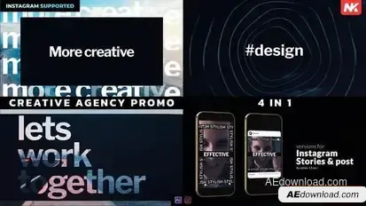 Creative Agency Promo Openers template preview