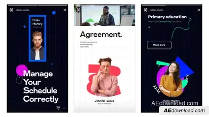 Creative Agency Promo Instagram Reels and Stories Product Promo template preview