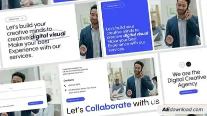 Creative Agency Slideshow Promo Pack Openers template preview