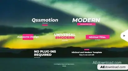 Creative and Modern Titles Titles template preview