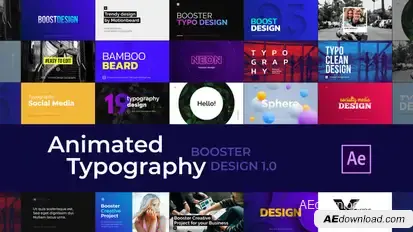 Creative Animated Typography Titles template preview
