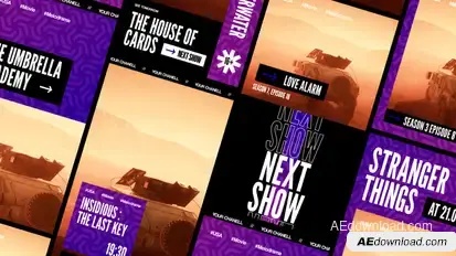 Creative Broadcast Stories Pack broadcast-packages template preview