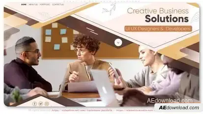 Creative Business Solution Openers template preview