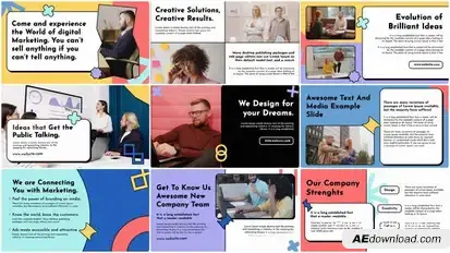 Creative Corporate Business Slides Openers template preview