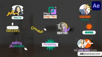 Creative Designer Titles for After Effects Titles template preview