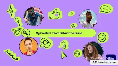 Creative Doodles Team Intro Openers template preview