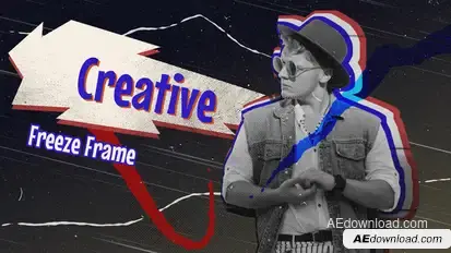 Creative Freeze Frame Openers template preview