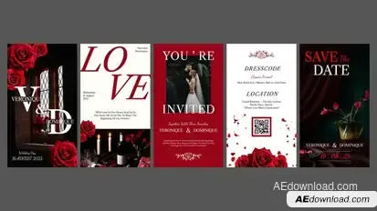Creative Instagram Reels Wedding Invitation Openers template preview