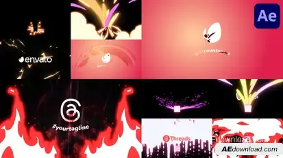 Creative Logo for After Effects Logo Stings template preview