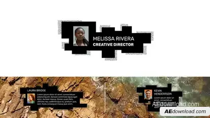 Creative Lower Thirds Titles template preview