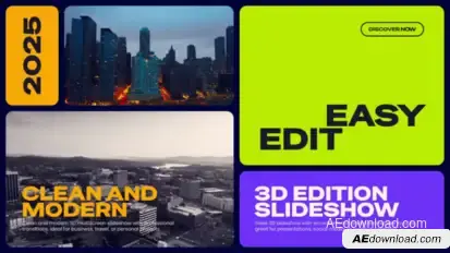 Creative Multiscreen Slideshow Openers template preview