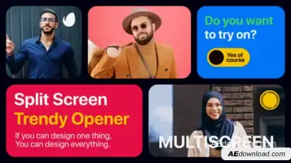 Creative Multiscreen Slideshow broadcast-packages template preview