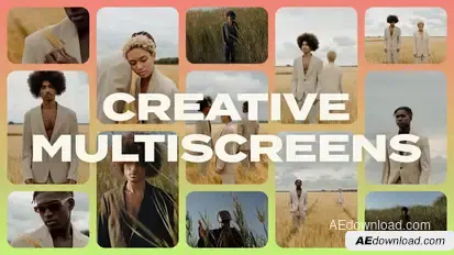 Creative Multiscreens Video Displays template preview