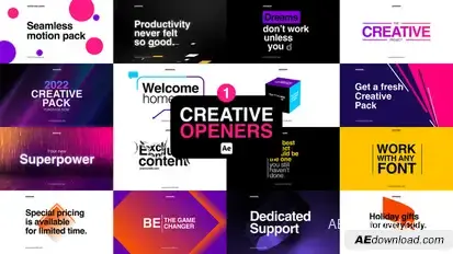 Creative Openers 1 Openers template preview