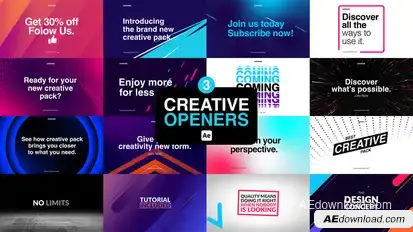 Creative Openers 3 Openers template preview