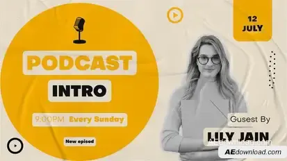 Creative Podcast | Youtube Vlog Intro Openers template preview