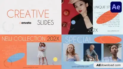 Creative Presentation Slides for After Effects Openers template preview