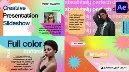 Creative Presentation Slideshow for After Effects Openers template preview