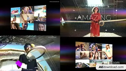Creative Promo Opener Video Displays template preview