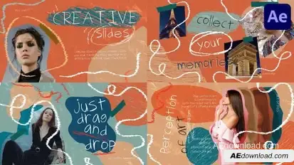 Creative Scribble Scenes for After Effects Openers template preview
